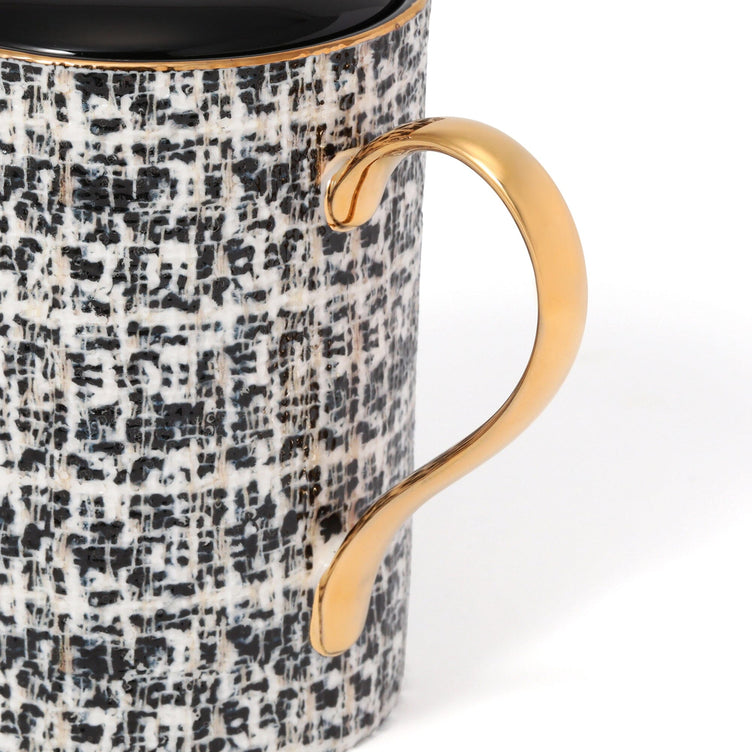 Tweed Teapot Black