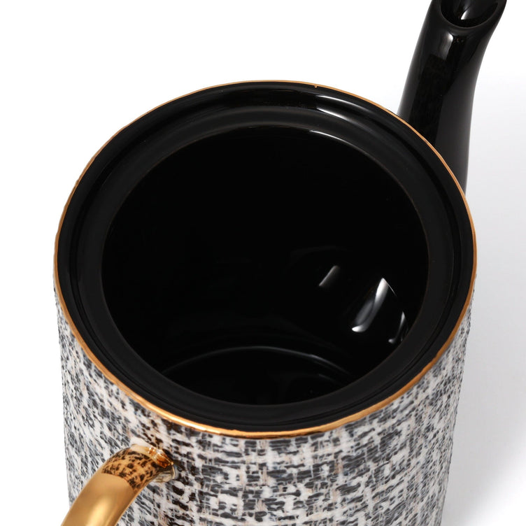 Tweed Teapot Black