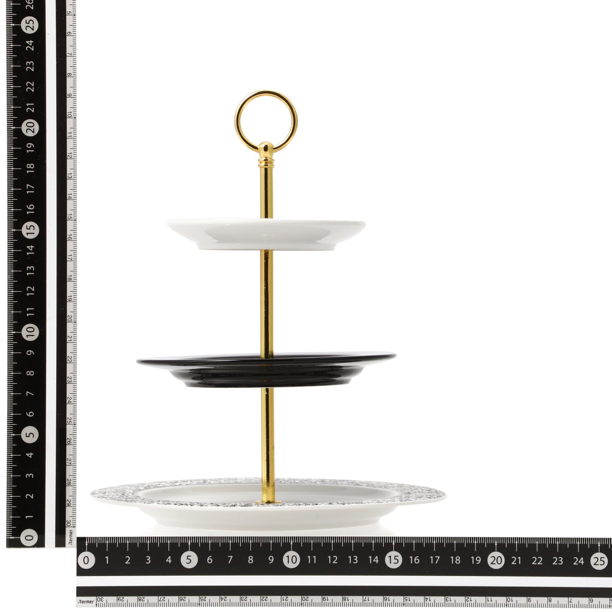 Tweed Cake Stand Black