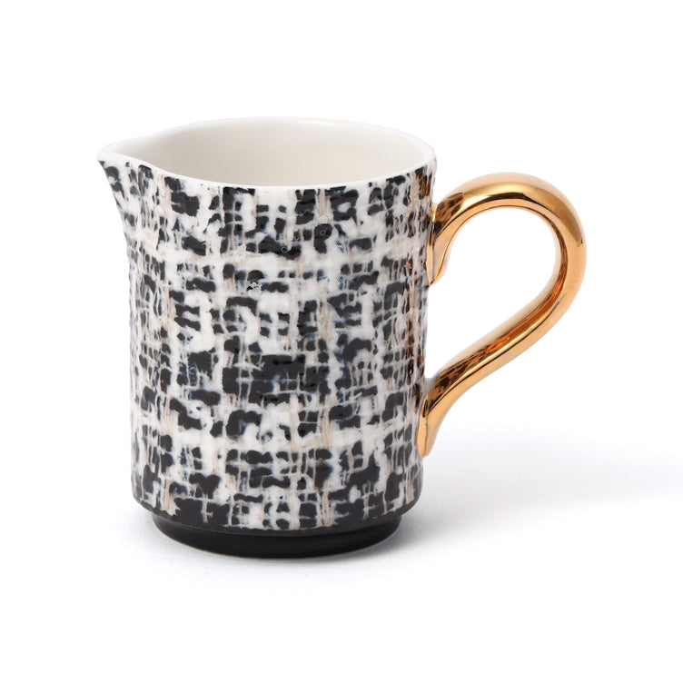 Tweed Milk Pitcher Black