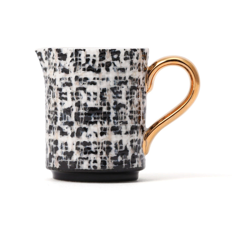 Tweed Milk Pitcher Black