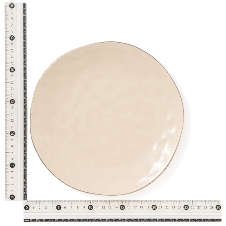 Mallet Plate L Beige