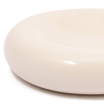 Round Plate 0val Ivory