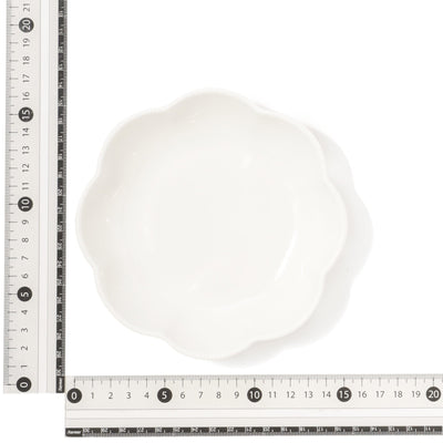 Blanche Deep Plate S Flower  White