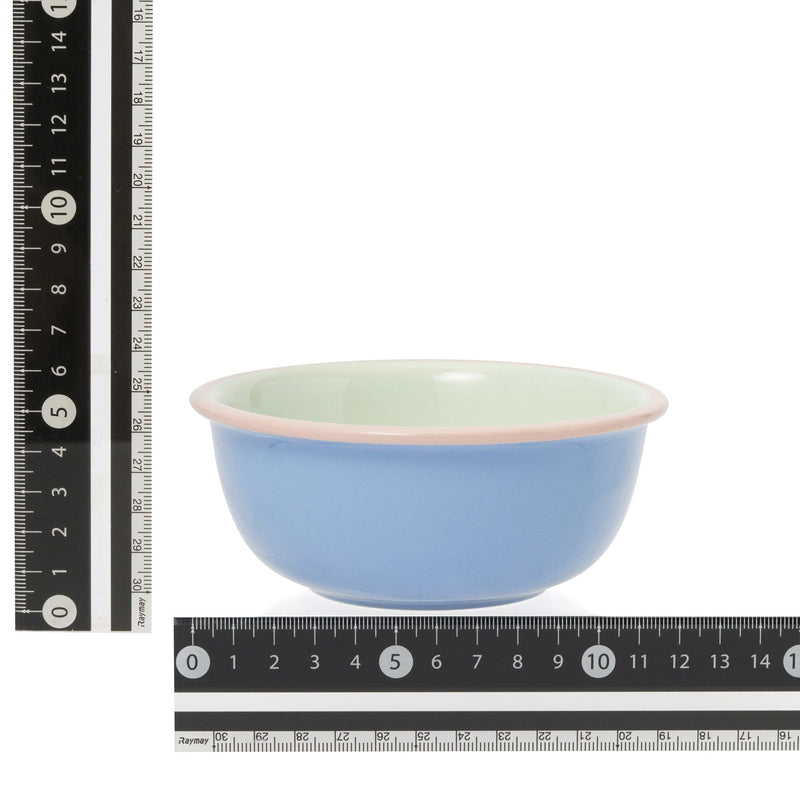 Color Rim Bowl Small Green x Blue