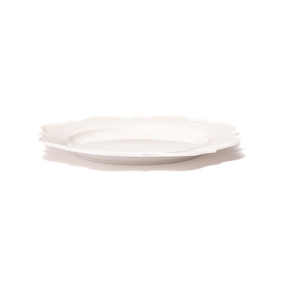 Blanche Plate S Wave White