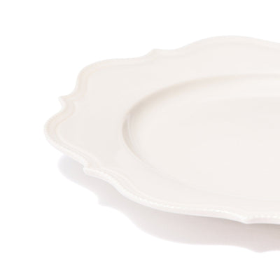 Blanche Plate S Wave White