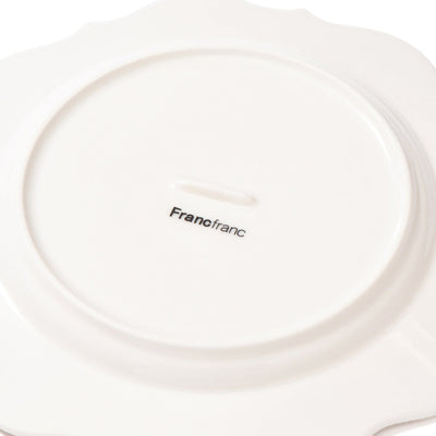 Blanche Plate S Wave White