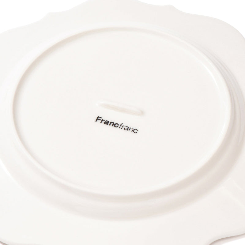 Blanche Plate S Wave White