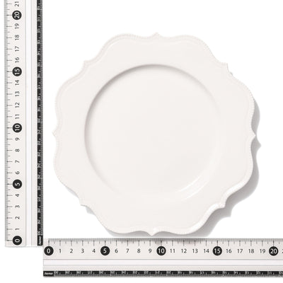 Blanche Plate S Wave White