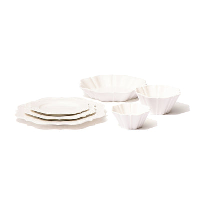 Blanche Plate S Wave White