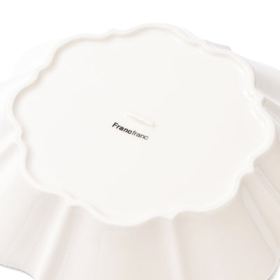 Blanche Deep Plate L Wave White