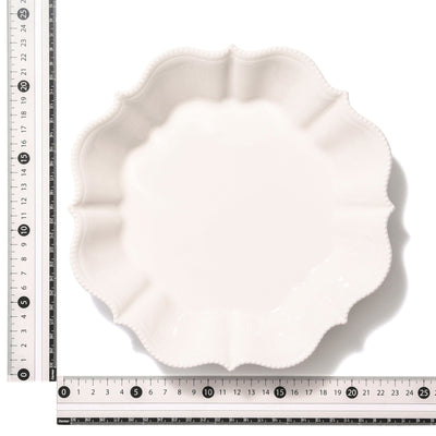 Blanche Deep Plate L Wave White