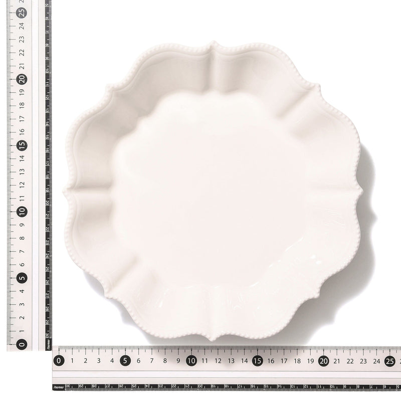 Blanche Deep Plate L Wave White