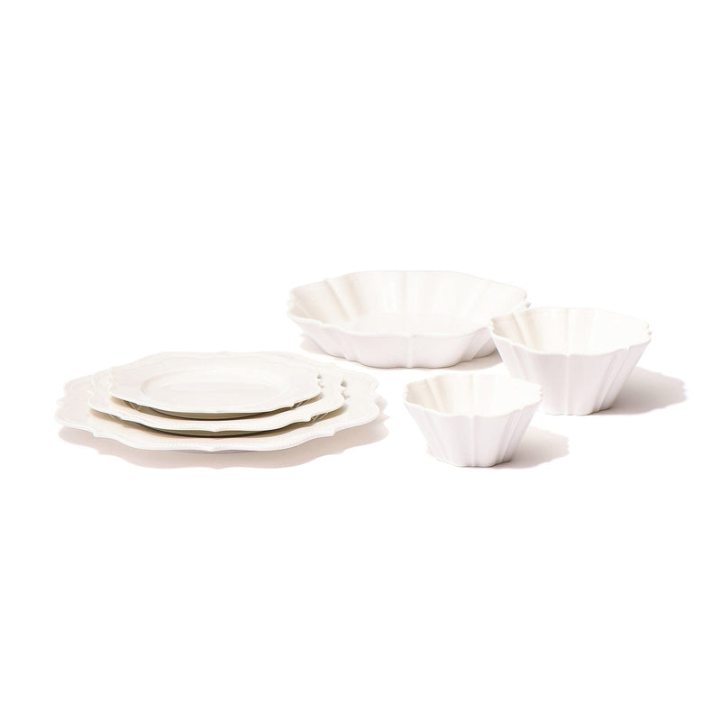 Blanche Deep Plate L Wave White