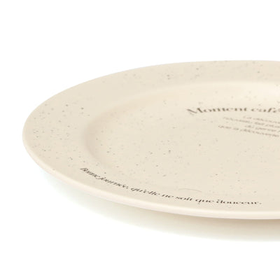 Le Cafe Plate SS Ivory