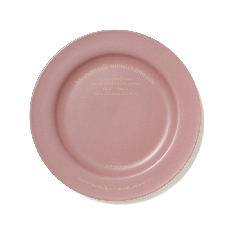 Le Cafe Plate SS Pink