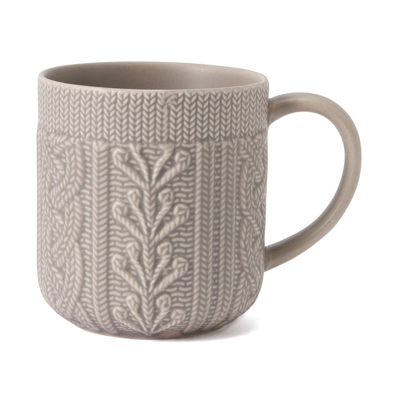 Knit Mug Brown