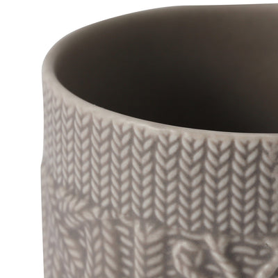 Knit Mug Brown