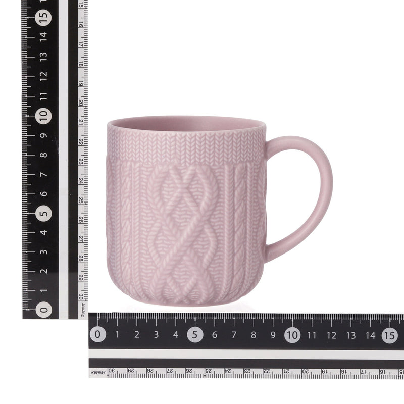 Knit Mug Pink