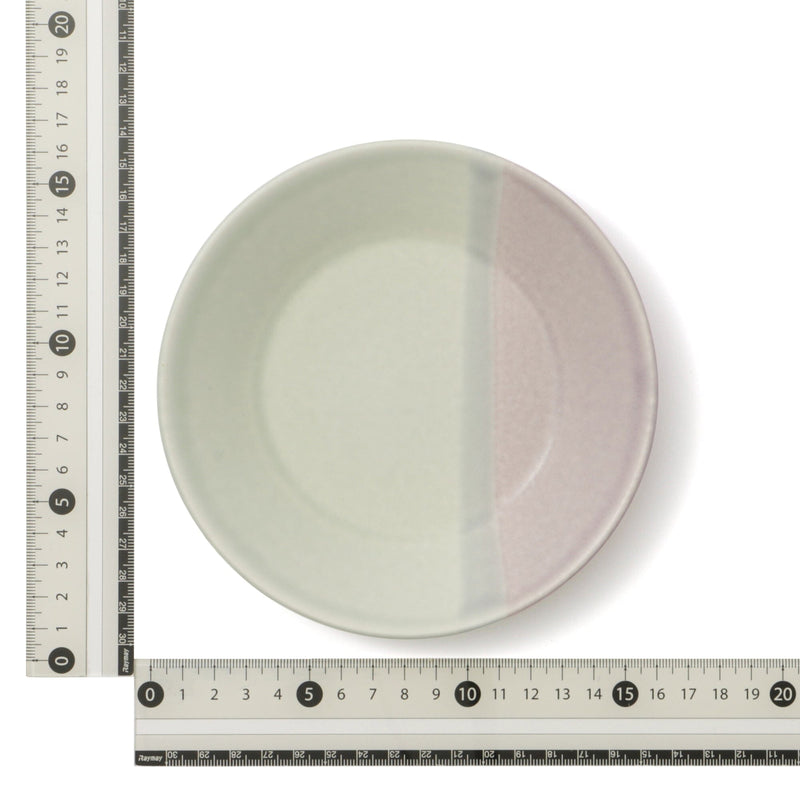 Mino Ware Irabomat Separate Plate S Green X Purple