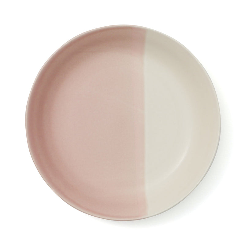 Mino Ware Irabomat, Deep Plate, Pink