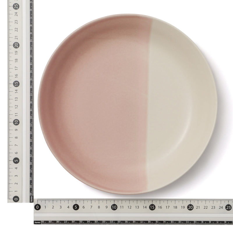 Mino Ware Irabomat, Deep Plate, Pink