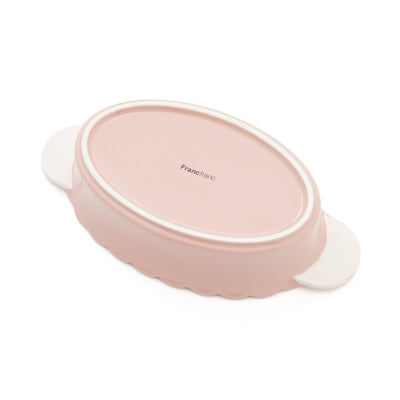 Bicolor Frill Ovenware Medium Pink