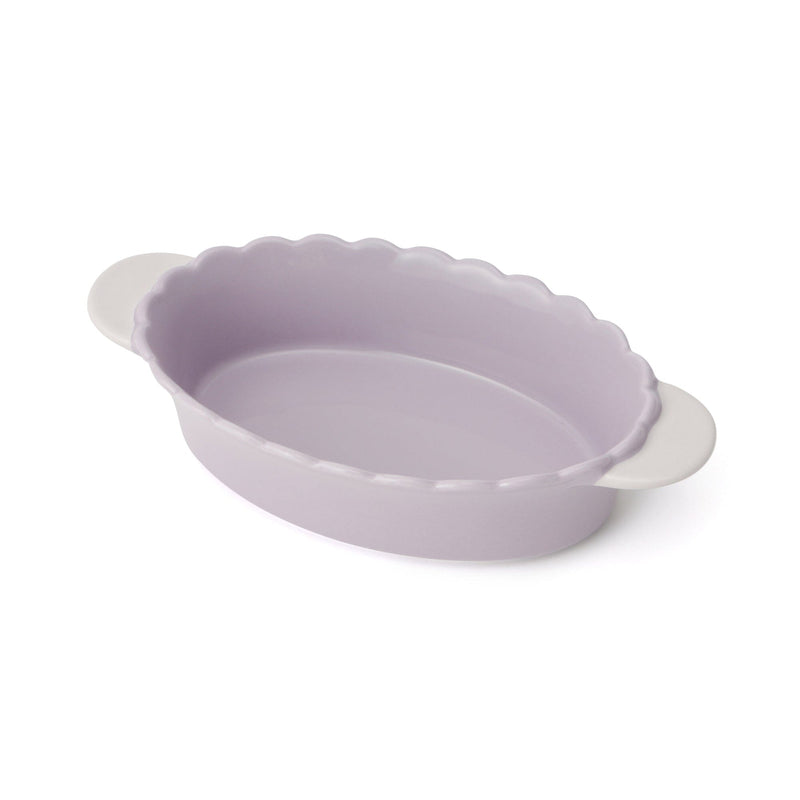 Bicolor Frill Ovenware Medium Purple