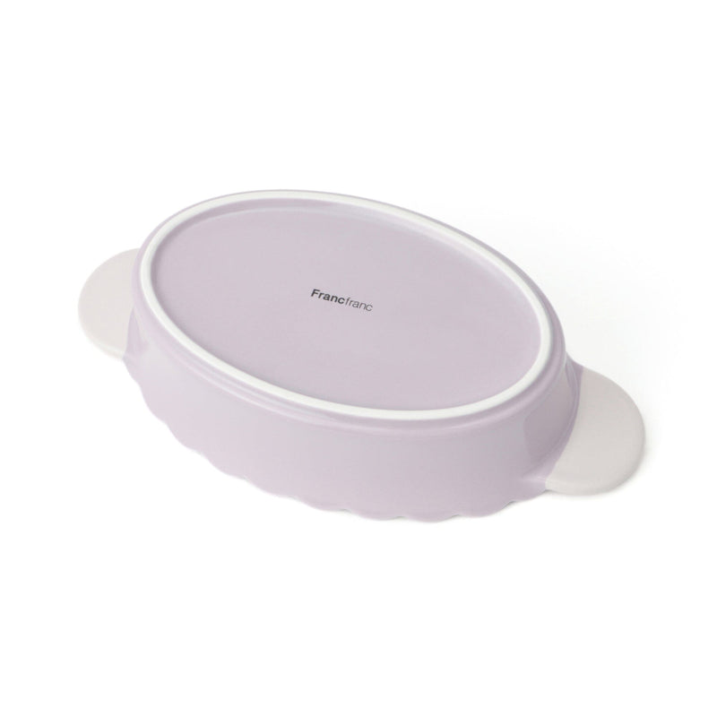 Bicolor Frill Ovenware Medium Purple