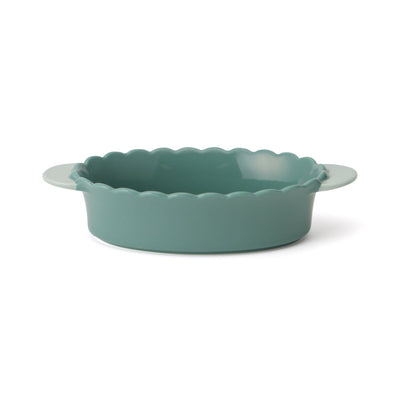 Bicolor Frill Ovenware Medium Green