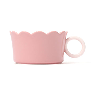 Bicolor Frill Soup Cup pink