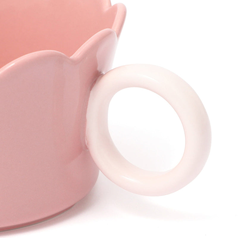 Bicolor Frill Soup Cup pink