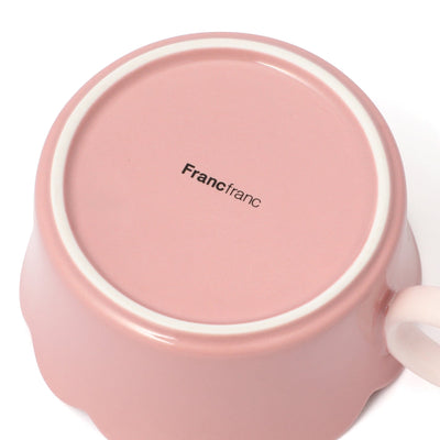 Bicolor Frill Soup Cup pink