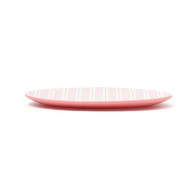 Iroiro Plates Oval Plate Multi-Stripe