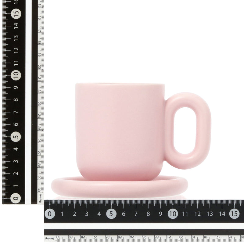 Plump Mug & Coaster Pink