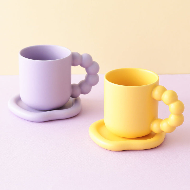 Plump Mug & Coaster Orange