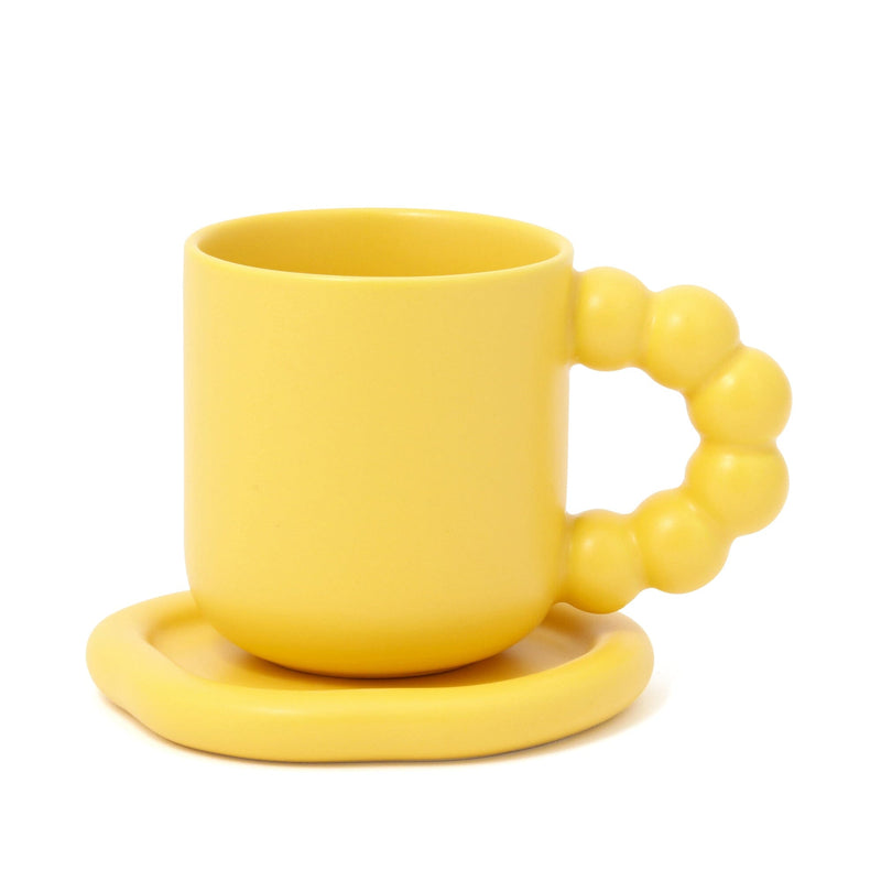 Plump Mug & Coaster Orange