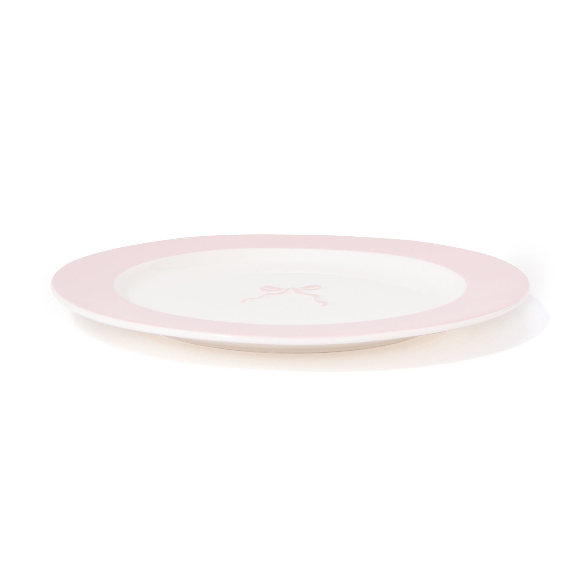 Ribbon Plate Small Pink