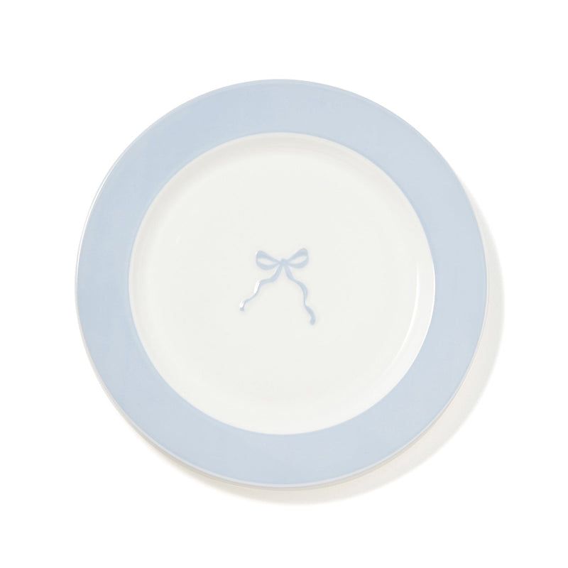 Ribbon Plate Small Blue