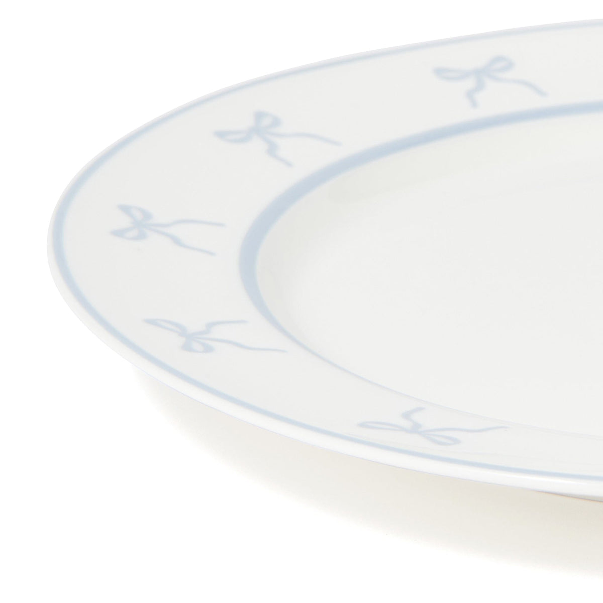 Ribbon Plate Medium Blue