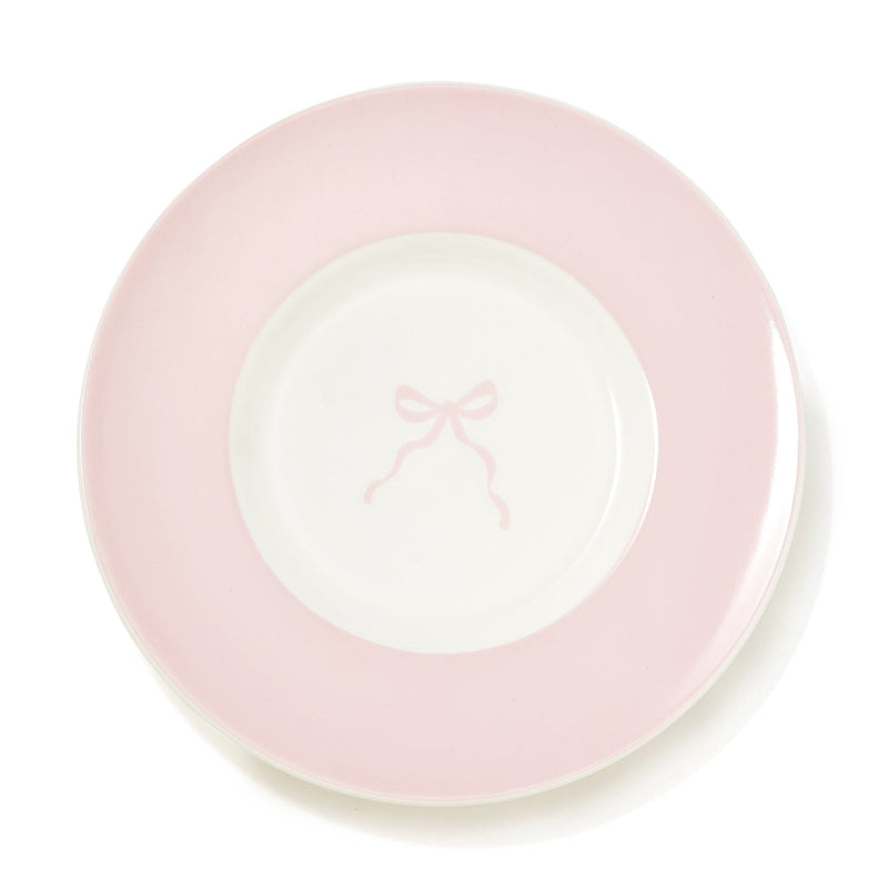 Ribbon Cup & Saucer Pink