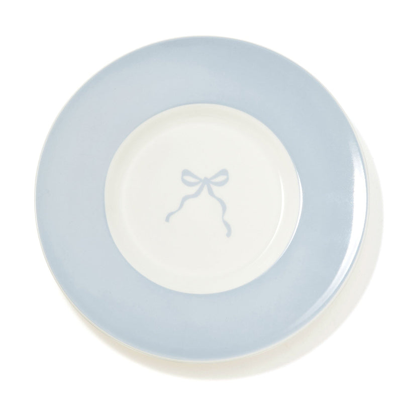 Ribbon Cup & Saucer Blue
