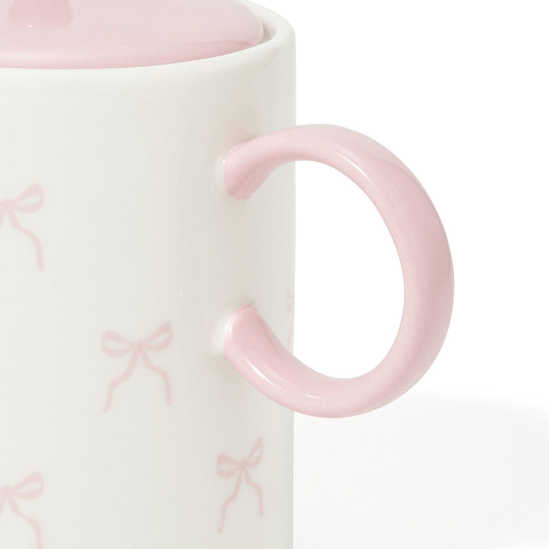 Ribbon Teapot Pink