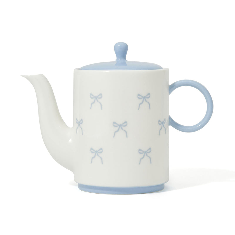 Ribbon Teapot Blue