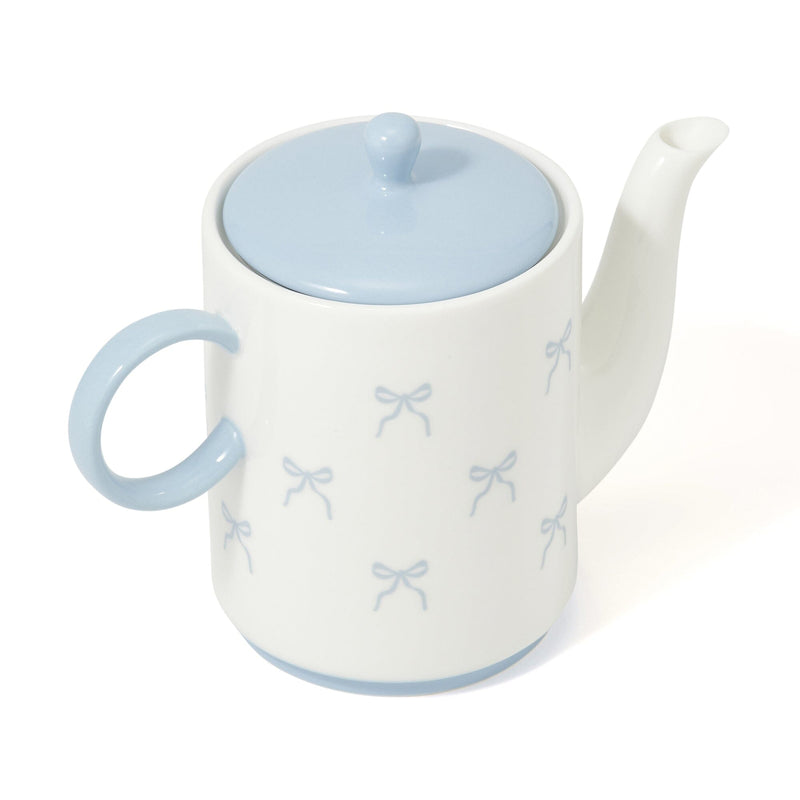 Ribbon Teapot Blue
