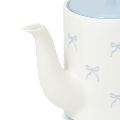 Ribbon Teapot Blue