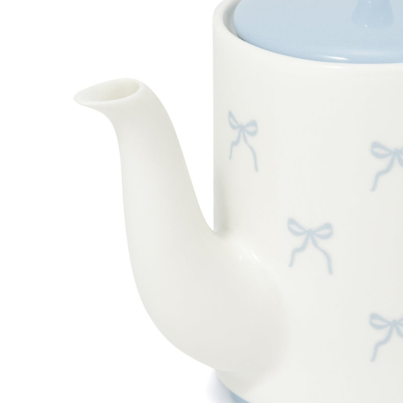 Ribbon Teapot Blue