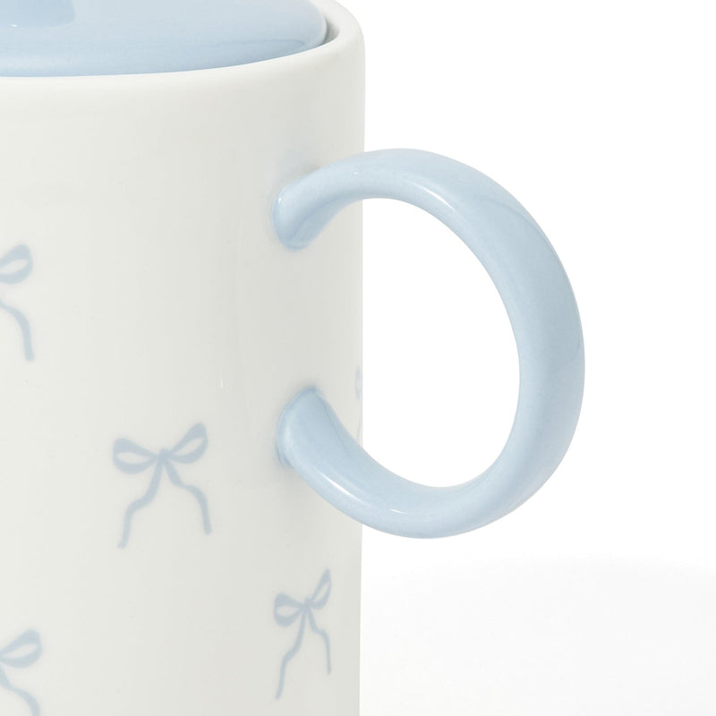 Ribbon Teapot Blue