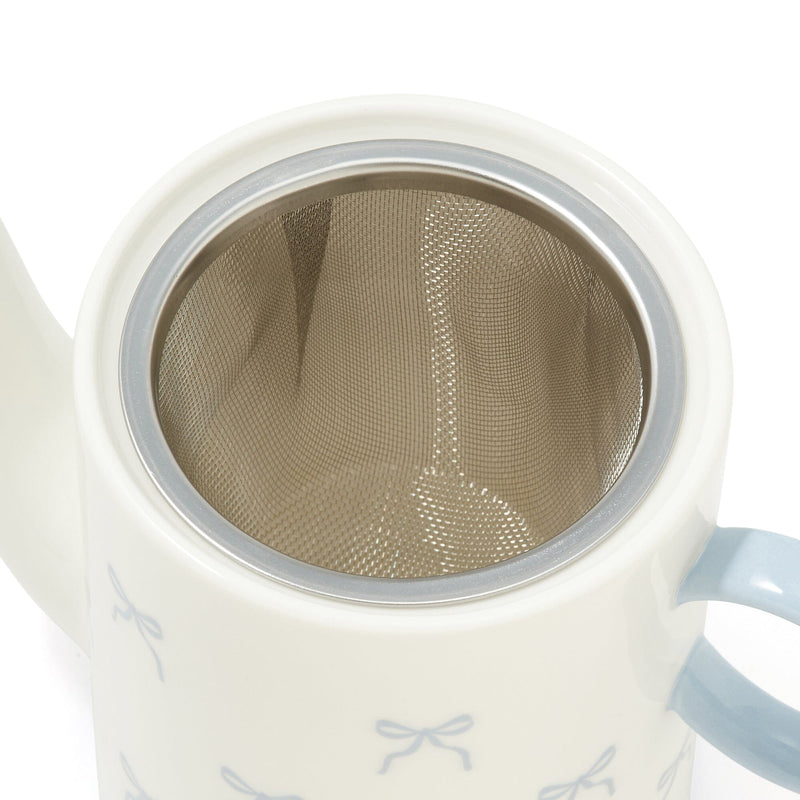 Ribbon Teapot Blue